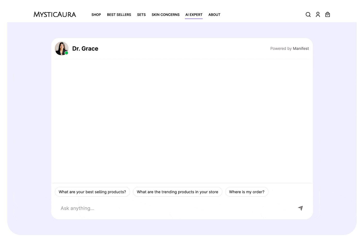 indexAI Shopping Pages
